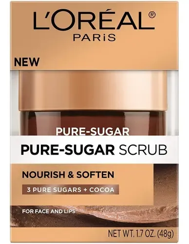 Exfoliante de azúcar puro para el cuidado de la piel L’Oréal Paris