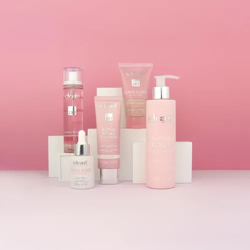 Idraet Alpine Roses Facial Scrub Crema Exfoliante Suave Tipo