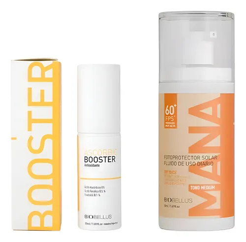 Booster Ascorbic+ Fotoprotector Solar Mana Biobellus T.medio