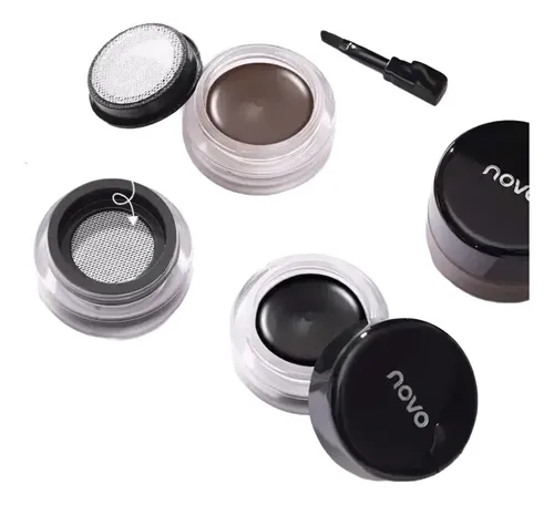 X2 Pomada De Cejas Cushion Delineador En Gel Con Pincel New