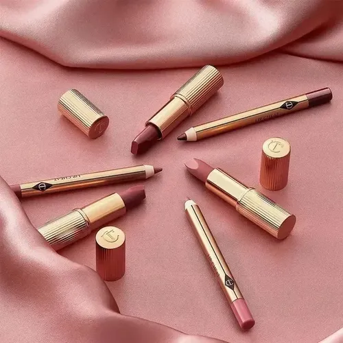 Kit de labios Charlotte Tilbury Mini Pilllow Talk Color Pillow Talk Lipstick