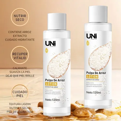 Locion Facial Pulpa De Arroz Hidrata Y Humecta 120ml