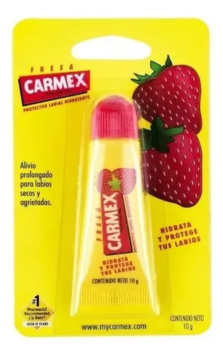 Carmex Bálsamo Labial, Tubo 10 G, Fresa