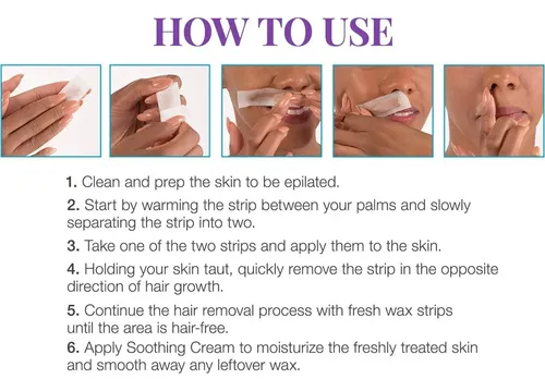 Cera Facial Lista Para Usar Clean + Easy – 12 Tiras