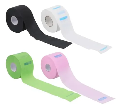 Tiras De Cuello Frcolor De 4 Rollos Para Peluquería, Cuello