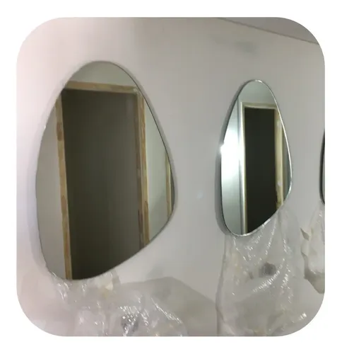Espejo Con Forma Irregular 45cm X 55cm Modelo 10 Con Luz Led