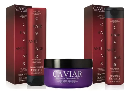 Fidelité Kit Cabellos Teñidos + Máscara Caviar