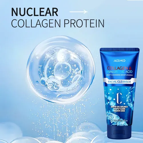 Limpiador Facial Con Colágeno Y Jabón Para Control De Aceite