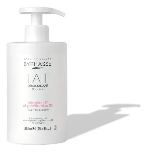 Leche Desmaquillante Byphasse 500ml Todo Tipo De Piel