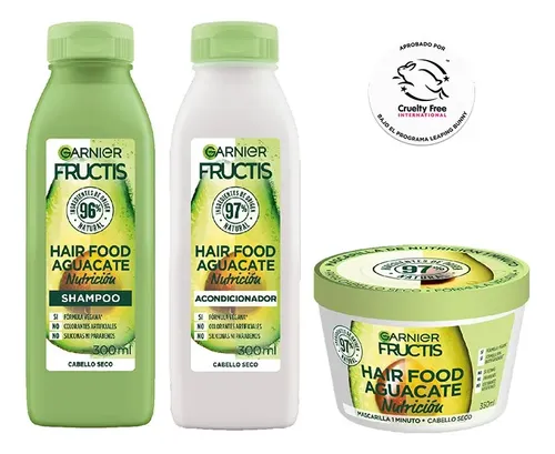 Kit Fructis Hair Food Revitalizacion Aguacate