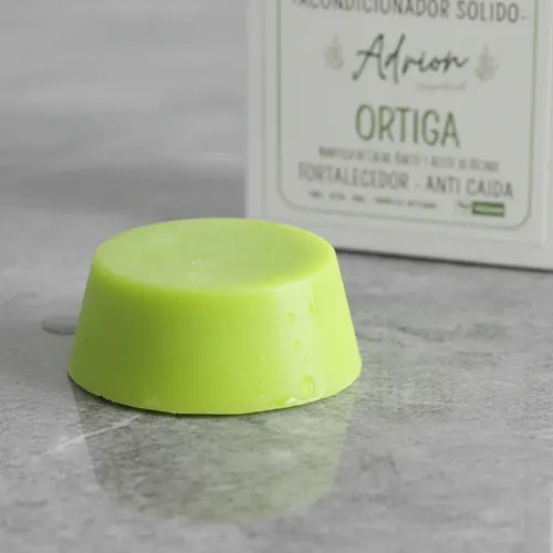 Acondicionador Solido, Ortiga, Fortalecedor, Natural, Vegano