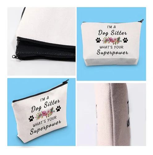 Bolsa De Maquillaje Cosmética Gjtim Dog Sitter Dog Lover Can