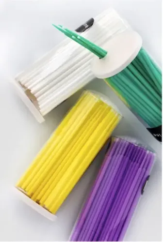 Micro Hisopos Cepillos Para Extension De Pestañas X100