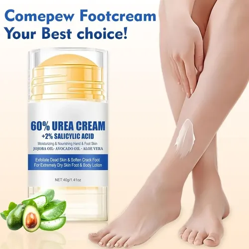 Crema Exfoliante Para Pies Con 60% De Urea, Crema Exfoliante