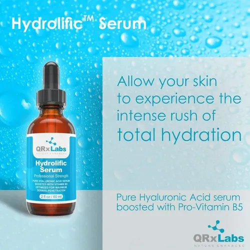 Serum Qrxlabs Hydrolific De Ácido Hialurónico Ultrapuro 60 M