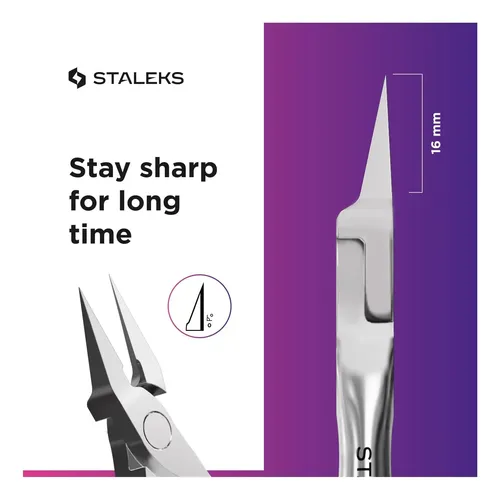 Pinza De Uñas Hecha A Mano Staleks Pro Expert 61 Ne-61-16
