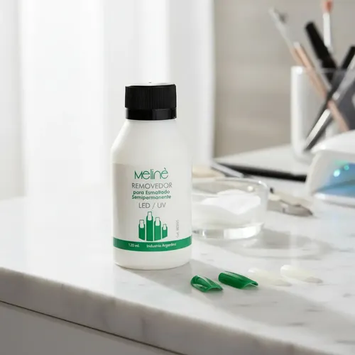 Removedor De Esmalte Semipermanentes Para Uñas Meline X120ml