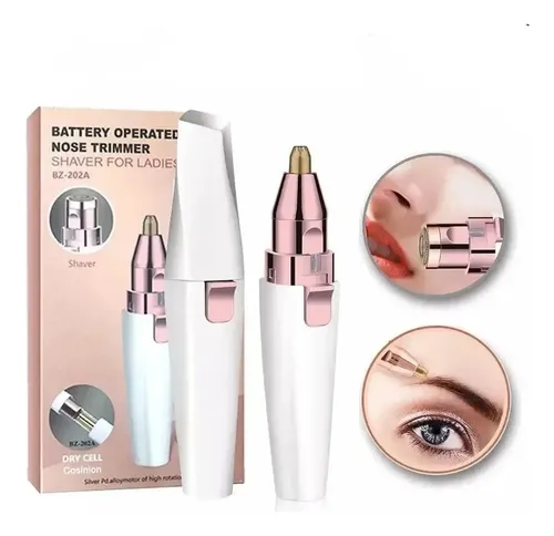 Depilador Facial Y Corporal Perfilador Recargable Usb 2 En 1 Blanco