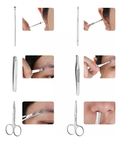 Calidad Superior Set De Manicura Pedicura Pies Manos Acero