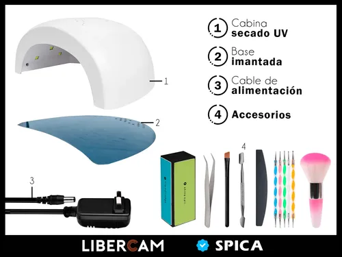 Cabina De Uñas 48w Profesiona Luz Led Secador Uv Manos Pies