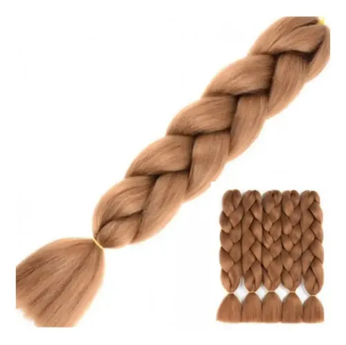 Kanekalon Extension Pelo Termico Trenza Africana 60cm Lfme Castaño 30