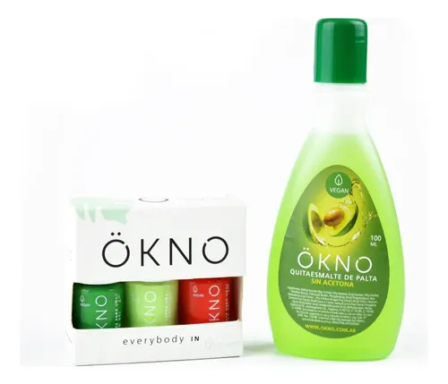 Esmaltes de Uñas ÖKNO Watermelon y Quitaesmalte de Palta Vegano Pack