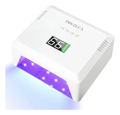 Lámpara Uv Led Recargable Blanca 72w Secado Rápido