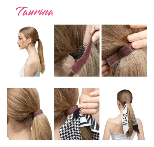 Cola De Cabello + Pañuelo Elegante Extensión Ponytail P041