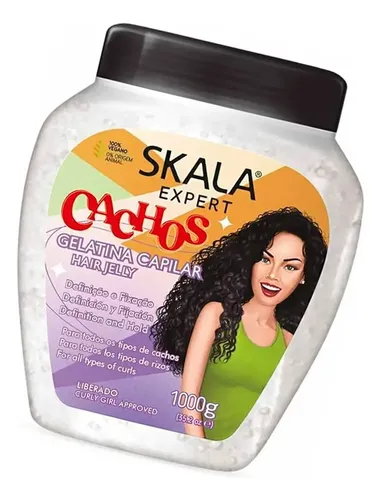 Gel Para Rulos Skala Antifrizz Fijador Gelatina Cachos 1kg