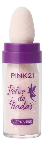 Iluminador Polvo Brillo Rostro Cuerpo Polvo De Hadas Pink21