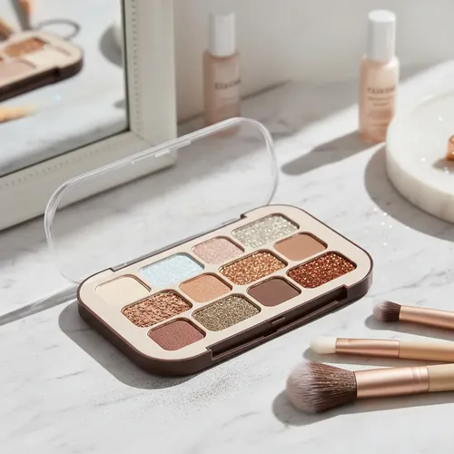 Paleta de Sombras Saniye Its Cocoa Chocolate de 12 Tonos