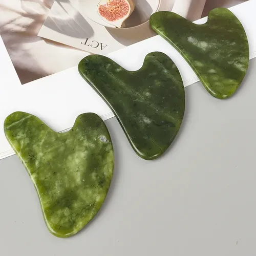 Masajeador Xiuyan Sha Jade Helu Jade Tool Gua En Forma De Co 1 Pcs