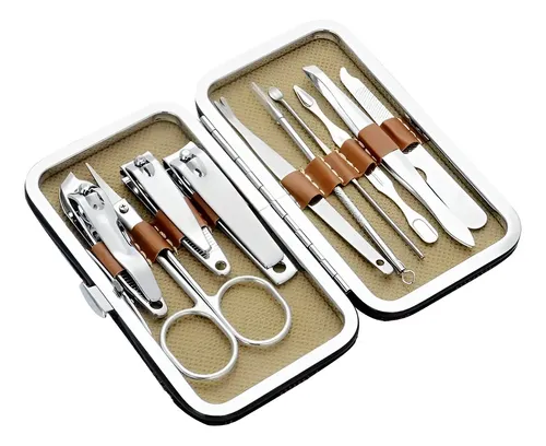 Jianz/ Set De Manicura Pedicura Pies Manos Acero Inoxidable