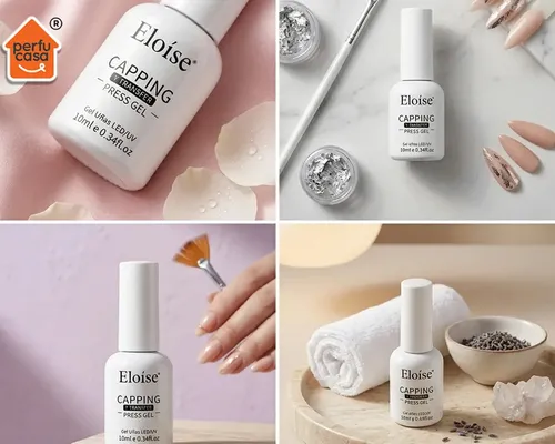 Esmalte Semipermanente Eloise 10ml Capping Transfer Y Press Gel 3 En 1