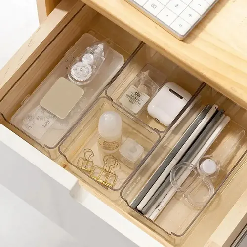 Juego De Cajas Organizadoras De Cajones Transparentes, 25 Un