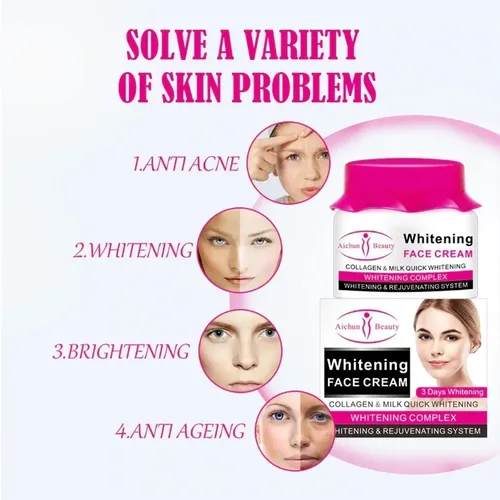 A. Crema Facial Aclaradora Remueve Manchas Oscuras Aichun