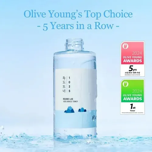 Tónico Facial Round Lab 1025 Dokdo, 190 Ml. Controlar,