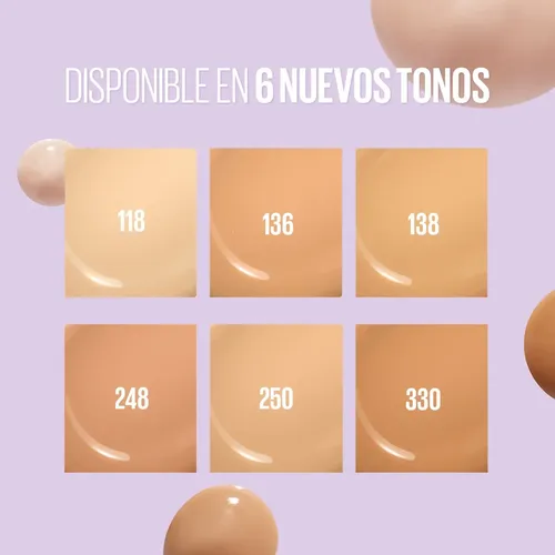 Base De Maquillaje Maybelline Super Stay Lumi-matte Tono 250