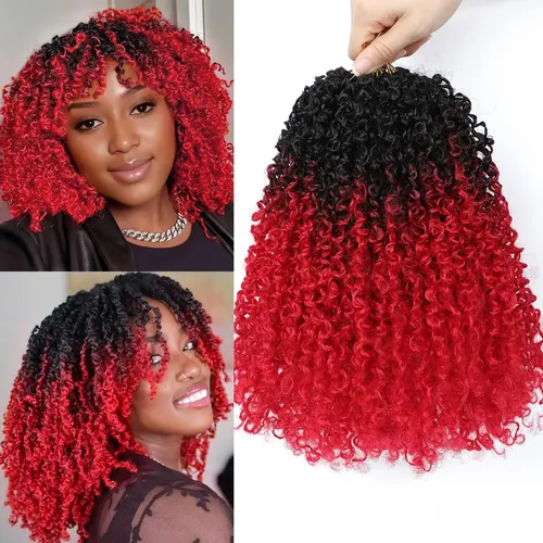 Cabello De Ganchillo Aksice Yanky Twist, 20 Cm, 8 Paquetes P