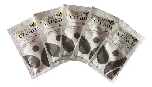 Shampoo Duo Good Cream Hotelero Sachet 15cc Pack 500u Hotel