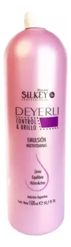 Shampoo Silkey + Enjuague + Baño De Crema 1500ml Deyerli