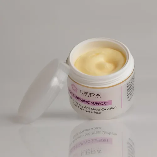 Crema Facial Antiedad Firmeza Piel Normal Seca Libra 50ml X2