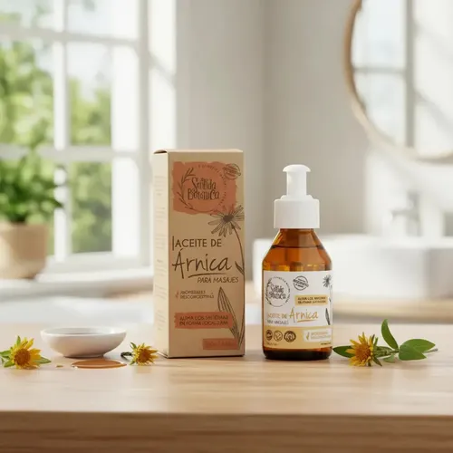 Aceite De Arnica Para Masajes Sentida Botanica X100ml