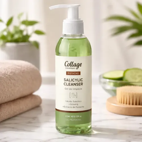 Gel De Limpieza Salicylic Cleanser Linea Pistacho Collage