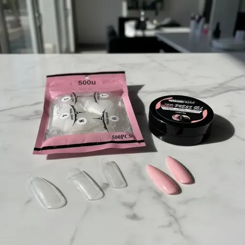 Kit Soft Gel 500 Tips Paris Night + Gel Solido Premium