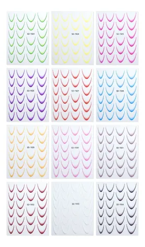 Pegatinas Autoadhesivas Para Uñas Con Punta (6 #mold) Not
