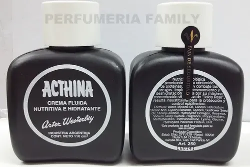 Acthina De Artez Westerley Crema Fluida Nutritiva Hidratante- Distr. Oficial Perfumeria Family