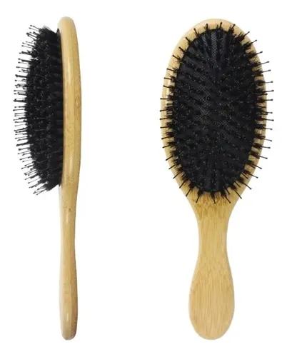 }cepillo Madera For Extensiones Cabello Grande 1 Pieza Made