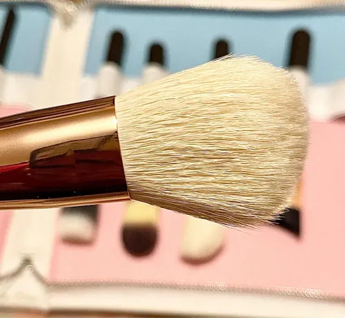 Set De 10 Brochas Maquillaje Kabuki Profesional + Estuche
