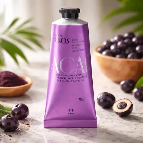 Crema Hidratante Pulpa Para Manos De Acai Natura Ekos 75 G